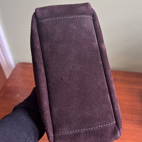 Madewell Medium Crossbody Bag Suede in "Dark Carob" - Picture 8 of 9